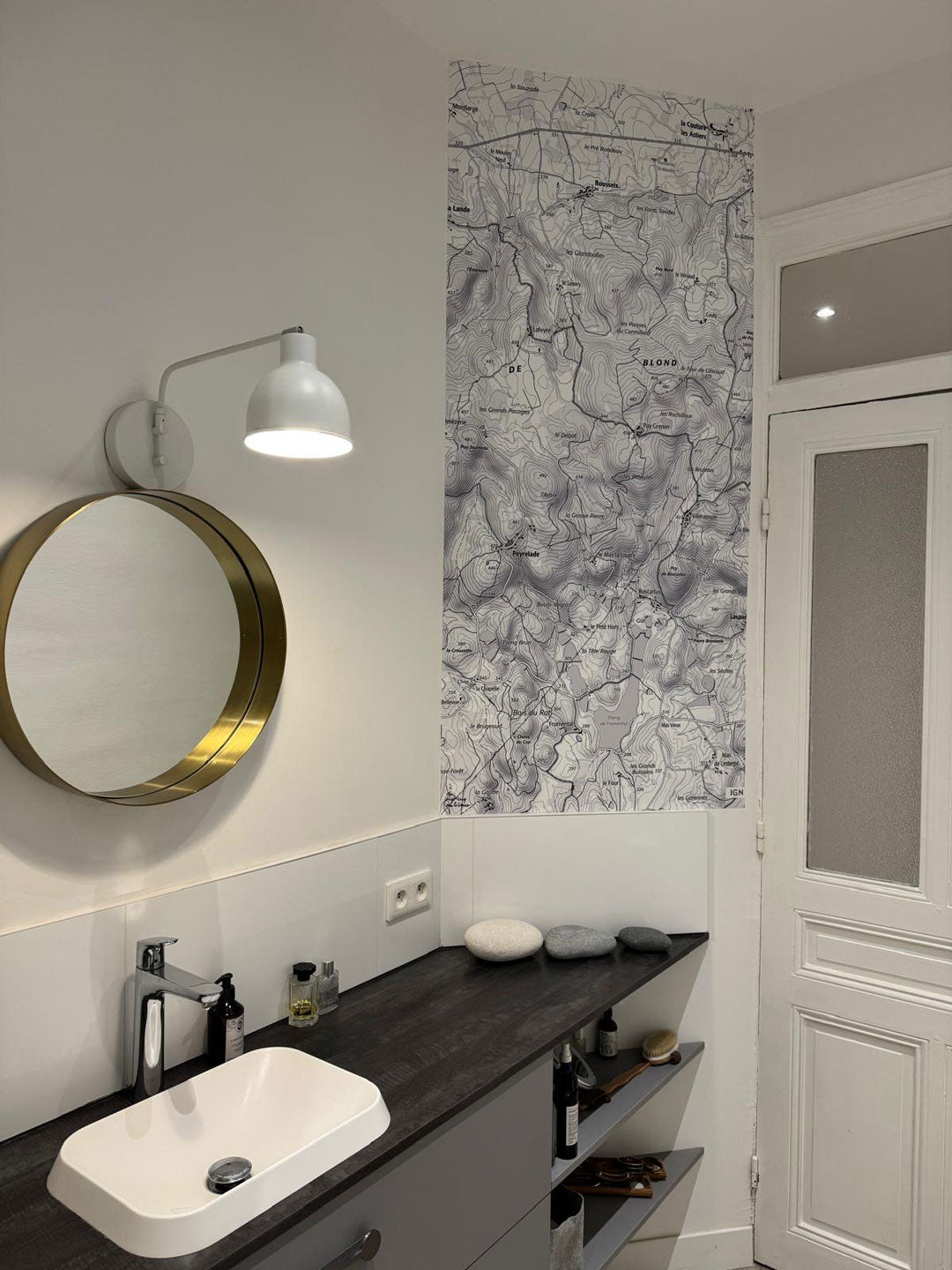 papier_peint_tapisserie-carte_ign_limousin_salle_de_bain