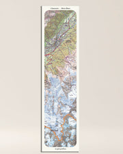 tableau Chamonix classique IGN toile aluminium grand format
