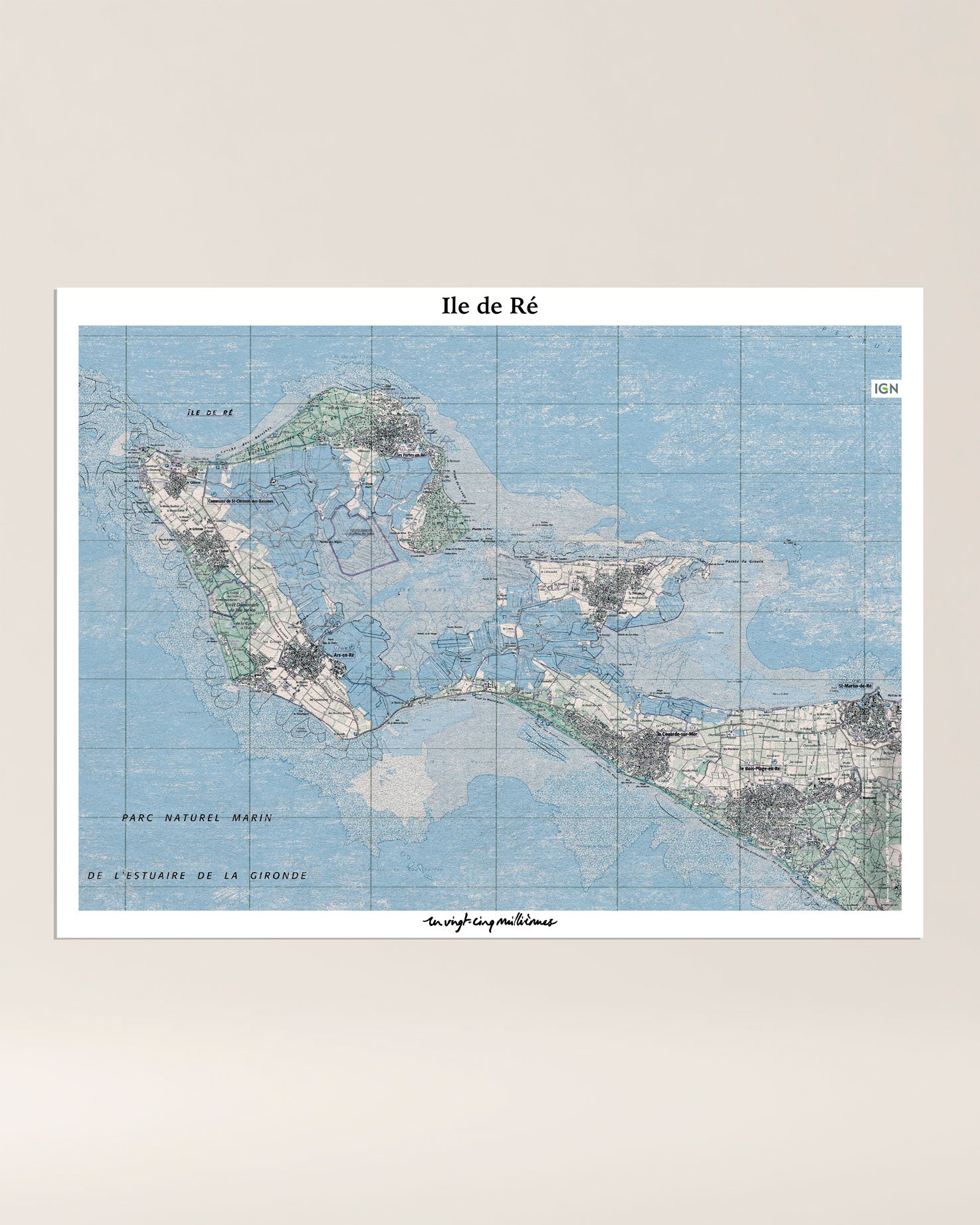 Tableau Ile de Ré Graphique