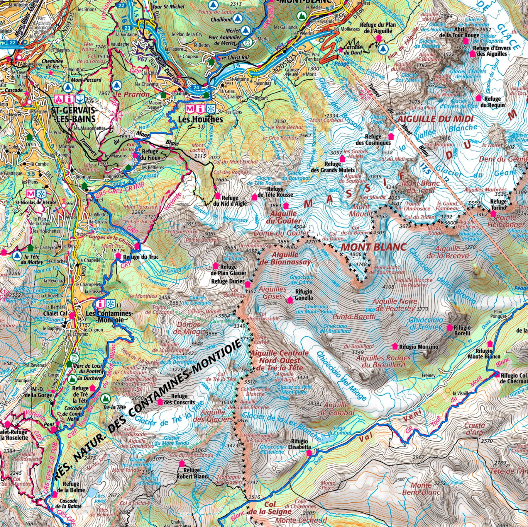 Tableau Tour du Mont-Blanc
