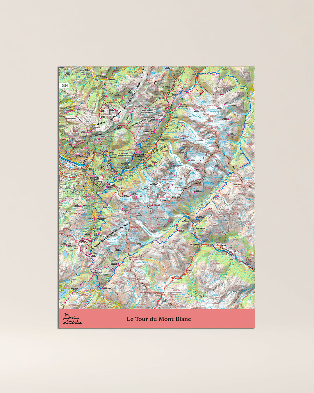 Tableau Tour du Mont-Blanc