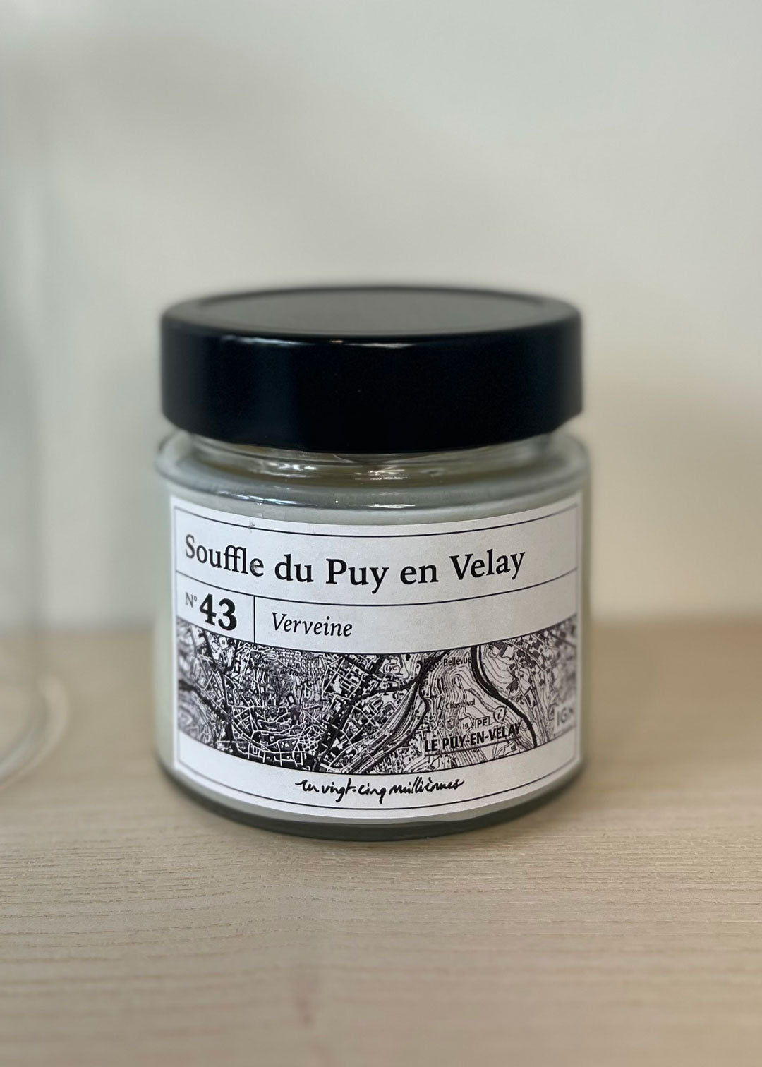 Bougie le puy IGN artisanale, verveine 180gr
